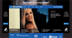 Desktop Screenshot of markiza.sk